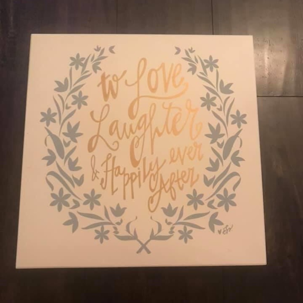 Wedding decor- Wooden sign